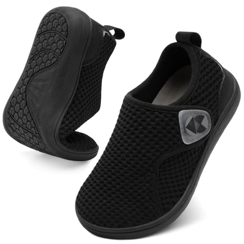 Centipede Demon Toddler Shoes Boys Girls Wide Barefoot Shoes Kids Zero Drop Minimalist Sneakers Adjustable Tennis Shoe Breathable Slip On Shoe for Outdoor Walking Running