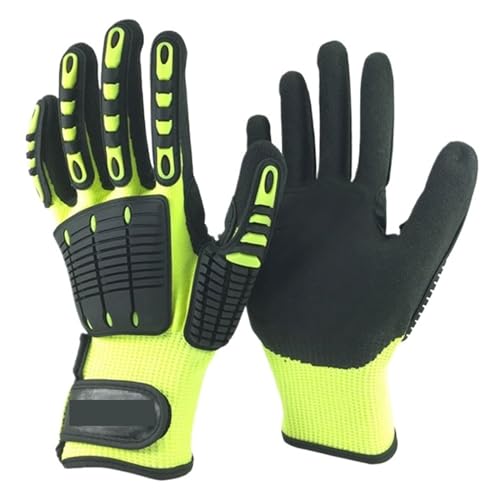 WAFOHSR Guantes De Corte. Guante De Trabajo De Jardín De Seguridad Resistente A Cortes A6, Protección De Manos Mecánica Antivibración, Guantes For Correr Comodidad Adecuada(M)
