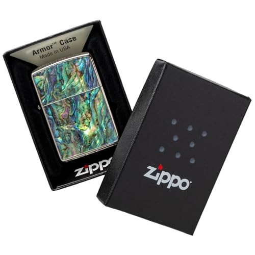 Encendedor Zippo Aceite con Sticker Protector Plateado miniatura 6