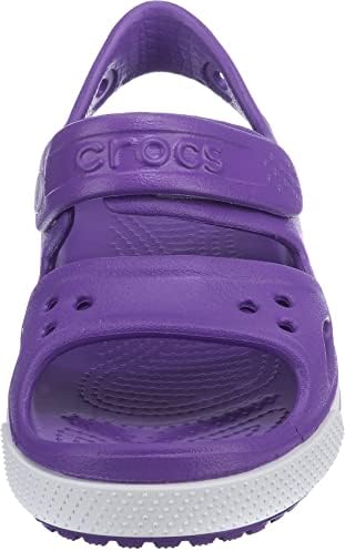 Crocs Kids' Crocband II Sandals, Neon Purple, 4 Toddler | Image 2