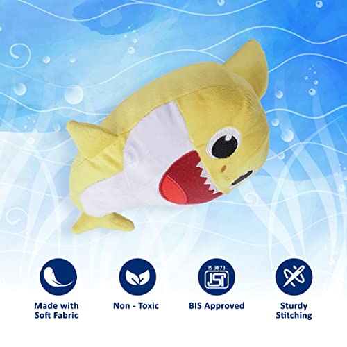 Image of Pinkfong Baby Shark Plush Sing and Light up Plush Toy 12 Inch for The Kids of 1 Year and Above, White, (BS60006)