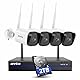 ANNKE 4K WLAN Überwachungskamera Set Aussen, 16CH Videoüberwachung mit 4X 8MP Wi-Fi Kamera und 2TB HDD NVR für 24/7 Aufnahme, Smarter Personenerkennung, 2-Wege-Audio, 30M IR Nachtsicht, IP66