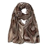 Dimensioni Generose: Sciarpa donna primaverile con misura 180x90 cm, perfetta per avvolgere, annodare o indossare come stola leggera.