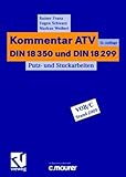 Kommentar ATV DIN 18 350 und DIN 18 299: Putz- und Stuckarbeiten