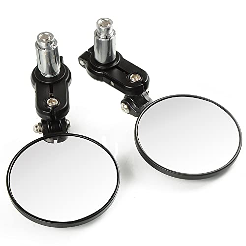 Espejos retrovisores 22mm antirreflejo para Husqvarna 701 Supermoto un par negro 5