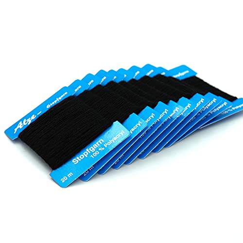 Trimz Darning Wool, Black, 20m, 10x20m - Image 3