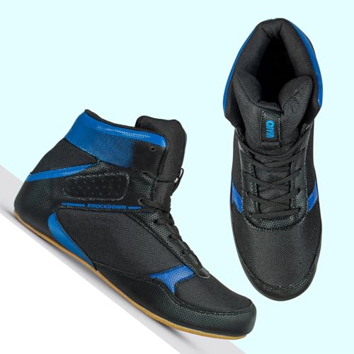 Image of AIVIN Men's Kabaddi, Kho Kho, Wrestling Shoes | Blue Athletic Sports Shoes