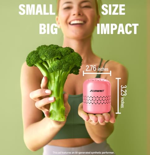 Image of Fridge Deodorizer, Lasts Up to 10 Years, Stainless Steel, Hot Pink