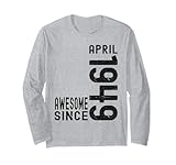 Photo Gallery awesome since april 1949, nato nel 1949 aprile compleanno maglia a manica Photo Gallery awesome since april 1949, nato nel 1949 aprile compleanno maglia a manica
