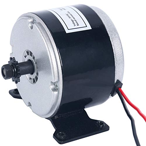 HYDDNice 24V DC Permanent Magnet Electric Motor Generator 250W 2750RPM Electric Motor Brushed for Wind Turbine E Scooter Drive Speed Control - Thumbnail 2
