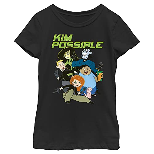 Disney Kim Possible Group Logo Girls Short Sleeve Tee Shirt