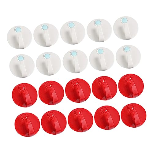 NUOBESTY 20Piezas Autoadhesivos Para Pared y Colgantes Para Hogar Sin Taladro Adhesivos y Decorativos