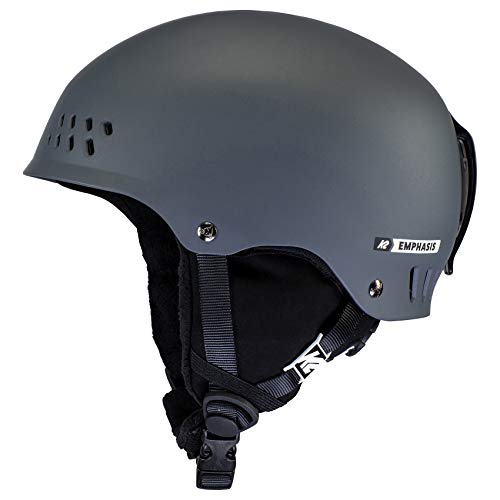 K2 Ski Emphasis Casco de esquí, Mujer, Gris Oscuro Mate, S (51-55cm)
