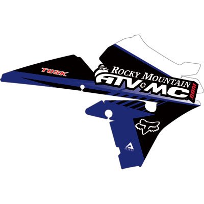 Attack Graphics Turbine Radiator Shroud Decal Blue for Yamaha YZ250X 2016-2018