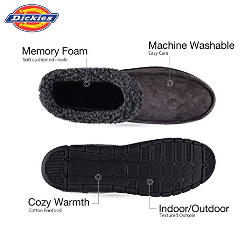 Dickies Men's Perforated Closed Back Memory Foam Slippers - Indoor/Outdoor Sole, Machine Washable3