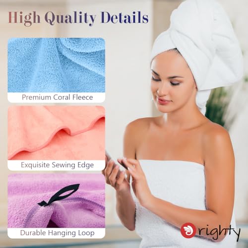Image of Orighty Bath Towels Pack of 6(24'' x 48'') - Soft Feel, Highly Absorbent, Quick Drying for Body, Sport, Yoga, SPA, Fitness - Multi-Color