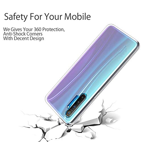 Image of COVERBLACK Silicone Back Cover for Realme C3 - Transparent