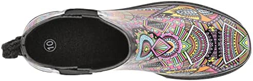 Sakroots Women's Rhyme Rain Bootie Boot, Rainbow Wanderlust, 8 | Image 4