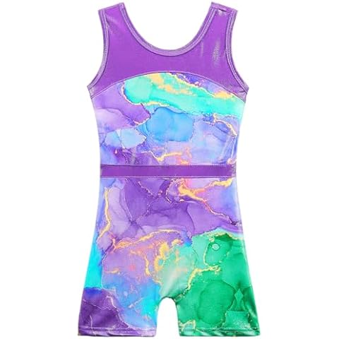 HUAANIUE Sleeveless Gymnastics Leotard for Girls Cover
