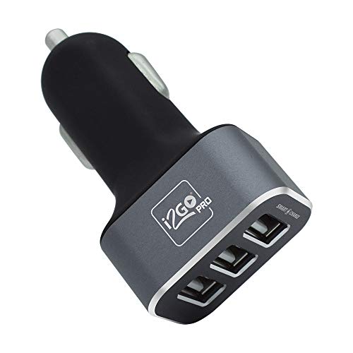 Carregador Veicular Com 3 Saídas USB I2GO 4,8A Chumbo - I2GO PRO