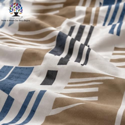 Image of Dream Living Premium Soft Double Bedsheet with 2 Pillow Covers | 130 GSM | 220x250 Cm | White