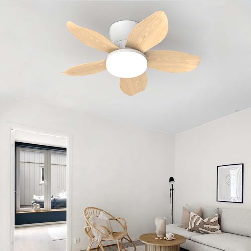 Ventilateur de plafond moderne LED variable avec moteur CC et télécommande - 3