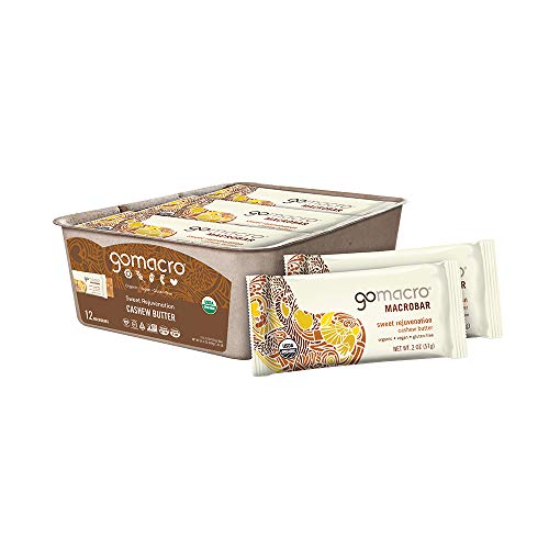 GoMacro MacroBar Organic Vegan Snack Bars - Cashew Butter