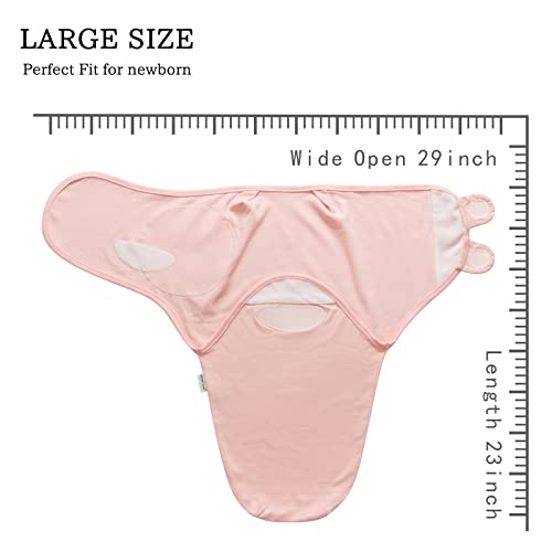 Image of Baby Swaddle Blanket, 3 Pack Newborn Swaddles 0-3-Months, Small-Medium Easy Change Infant Wrap, Infant Swaddling Sack, Adjustable Swaddle Blanket (Pink Unicorn)