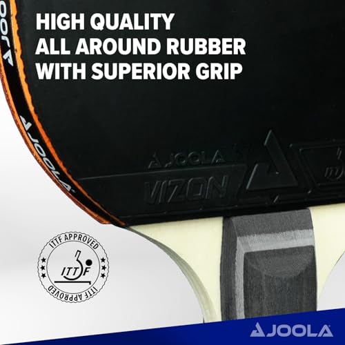 JOOLA Retractable Ping Pong Net for Any Table - Portable Table Tennis Net and Post Set Stretches 5.75' & Clamps Up to 2" Thick - Optional Racket and Ball Set, Games for Family - image 3