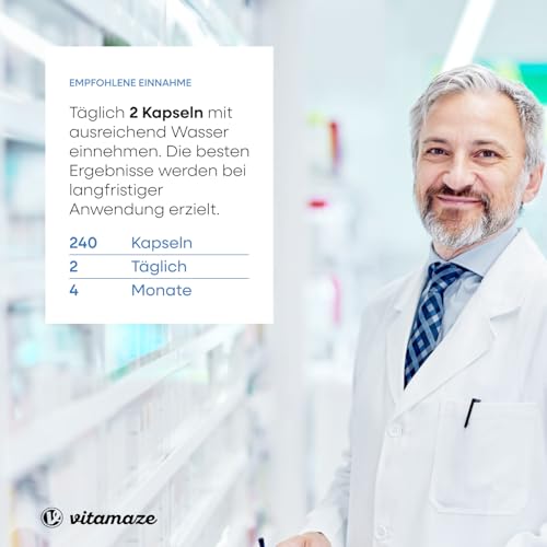 Ägyptisches Schwarzkümmelöl mit Vitamin E, 240 vegane Kapseln, Komplex mit 1010 mg pro Tag (Nigella sativa), Kaltgepresst, Hochdosiert, Sorgfältig Laborgeprüft, Produziert in Deutschland.