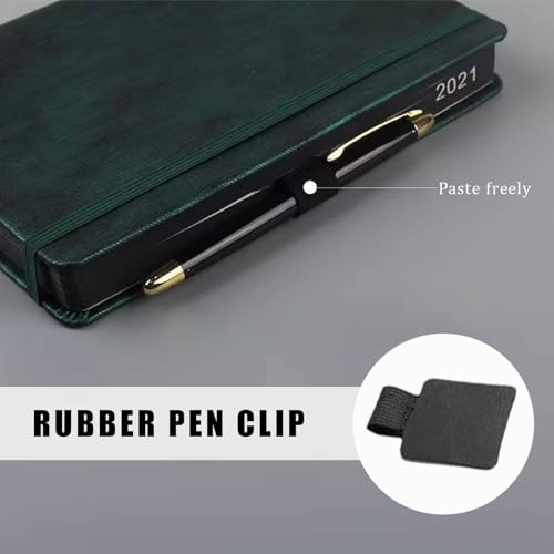 10 Stück Leuchtturm Stiftschlaufe Selbstklebend,Farbe Stifthalter Notizbuch für Buch,Stifthalter Selbstklebend,Stiftschlaufen-Halter Stiftehalter Notizbuch,Leuchtturm Pen Loop (Dunkle Farben)