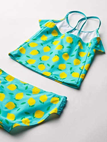 Image of Kanu Surf Girls' Charlotte Flounce Tankini Beach Sport 2-piece Swimsuit