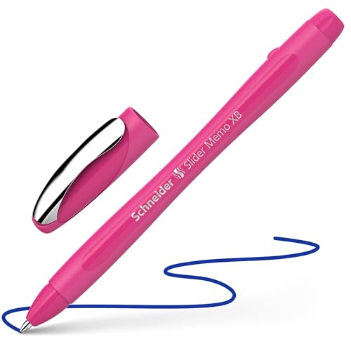 Miniatura 2 de Schneider 150265 Slider Memo XB y Slider Rave XB - Bolígrafo (caja de color rosa, tinta azul), 4 + 1 unidad
