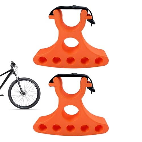 Stabilità Ottimizzata Bici: Grazie all'adattamento stretto del manubrio, questo porto per bici utilizza erfici di contatto imbottite per prevenire da attrito, garantendo che la bici rimanga stabile e protetta da estetici. per spazi ridotti come appartamenti, offre una soluzione sicura per il parcheggio interno senza compromettere l'estetica.