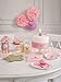 Talking Tables Pink Number 1 Candle with Gold Glitter Premium Quality Cake Topper Decoration For Kids, Adults, Teenagers, 1st Birthday Party, Anniversary, Milestone Age, 3