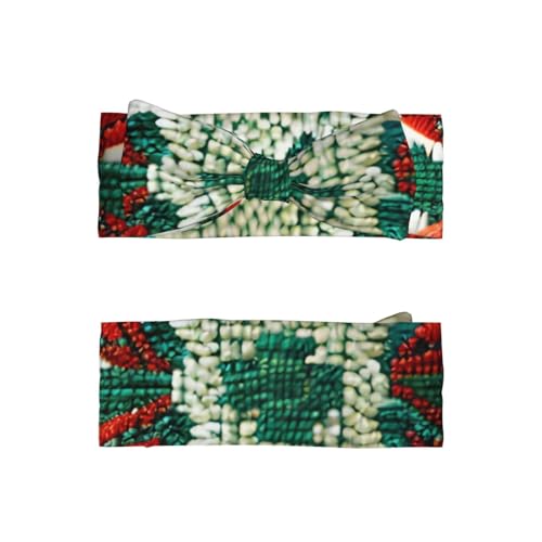 Woolen Fabric Pattern Baby Bow Headband, Soft Baby Bow Hair Accessory For Newborn Babies, *Toddlers, Kids.2