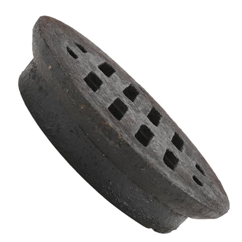 COLLBATH Desagüe de Piso Fundido de Hierro Antióxido con Rejilla Filtro Antipelo para Exterior Fácil Limpieza y Alta Durabilidad Compatible con Instalaciones Empotradas Negro