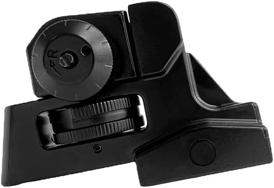 Low Rear Sight,Iron Sights,Two Aperture Sight for Close and Precision Targets,Suitable for Mounting On Picatinny Rail