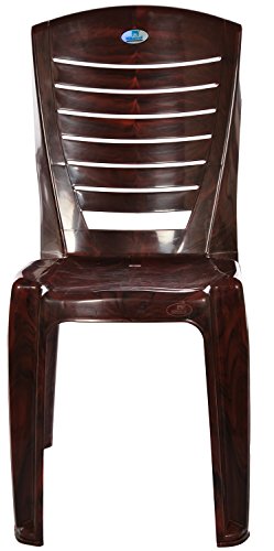 Image of Nilkamal Plastic Chair for Living Room | 3 Year Warranty | for Home, Living Room, Outdoor | Weather Brown Colour | CHR4025