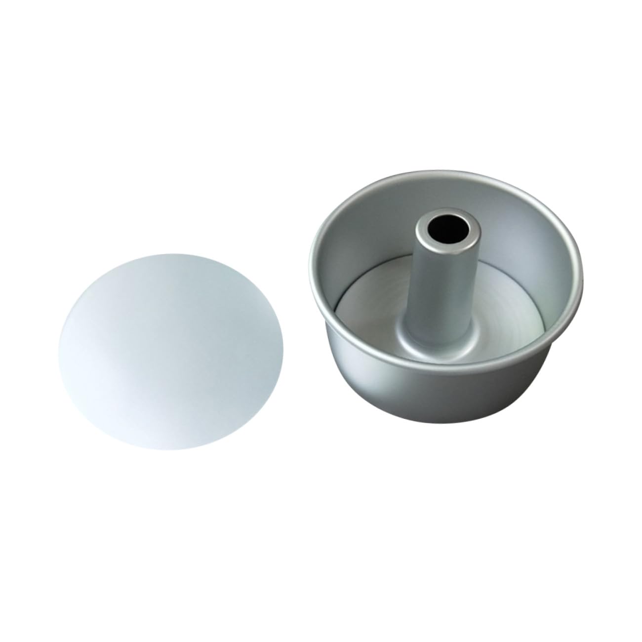 Moldes para Hornear Redondos de Molde de Pastel Hueco con Base Desmontable de Aleación de Aluminio para Tartas Fácil de Desmoldar y Limpiar