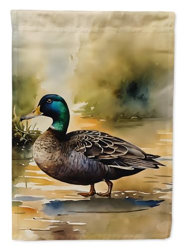 Caroline's Treasures American Black Duck House Flag Large Porch Sleeve