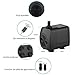 HOTSO Bomba de Agua Sumergible, Mini Caudal de Agua 10W Bajo Consumo...