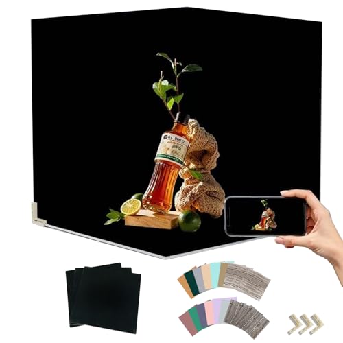 Toiles de fond en velours noir absorbant la lumière fond photo pour bijoux et cosmétiques