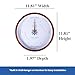 Tabic Planeteco Ocean Master Tide Clock - Stylish Home Decor Accessory with High-Low Tide Display - Elegant Wall Clock Design - Ideal for Planning Beach and Ocean Activities - Dark Stain