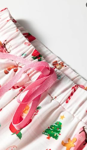 Image of KevaMolly Women Novelty Knotted Candy Cane Christmas Pajama Set