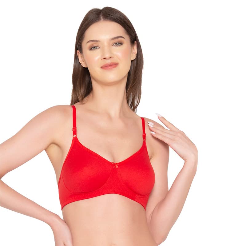Image of Groversons Paris Beauty Women's Pack of 2 Seamless Non-Padded, Non-Wired Bra (COMB09)