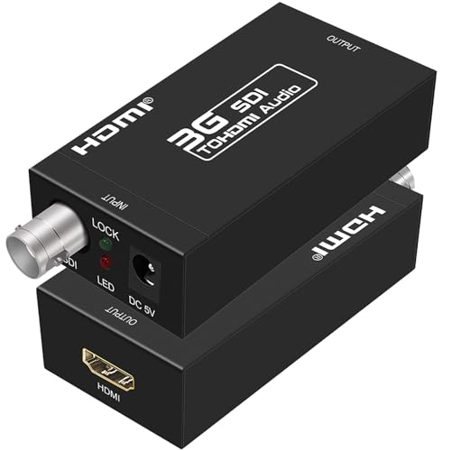 Image of Microware SDI to HDMI Converter Adapter Mini 3G HD Sdi Hdmi Adapter for SD-SDI, HD-SDI and 3G-SDI signals