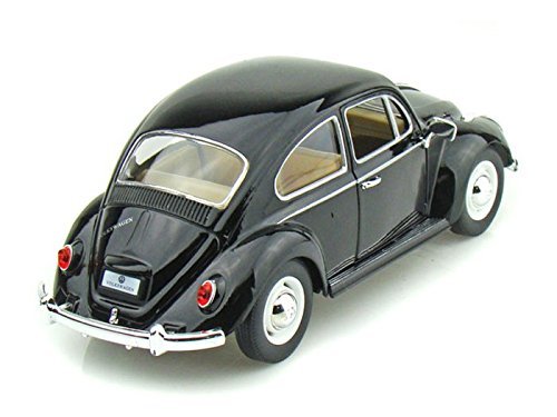 Modelo a escala 1:24 Volkswagen Beetle 1967 negro miniatura 2