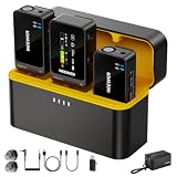 NEEWER CM 26 MAX Microfono Lavalier Wireless AI Compatibile con iPhone 17 16 15 Android Fotocamera PC, USB C Plug e Play, Controllo App, 2 Livelli di Anti Rumore, 50 Ore 120m,Certificazione Apple MFi