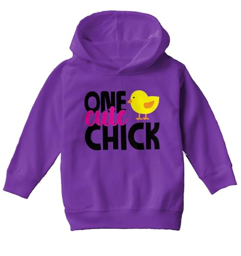 Haase Unlimited One Cute Chick - Easter Adorable Toddler/Youth Fleece Hoodie2